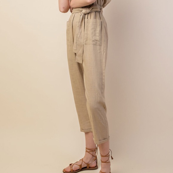 Gilli Casual & Cute NWT Natural Jumpsuit - Picture 6 of 8